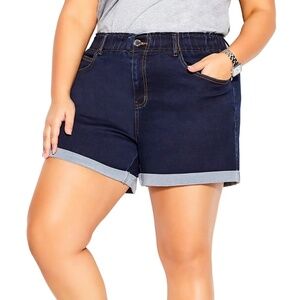 City Chic Ruffle Waist Shirts